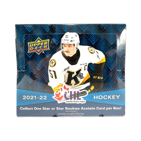 2021-22 Upper Deck CHL Hockey Hobby Box