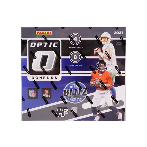 2021 Panini Donruss Optic Football H2 Hobby Hybrid Box