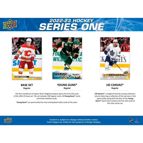 2022/23 Upper Deck Series 1 Hockey Blaster Box