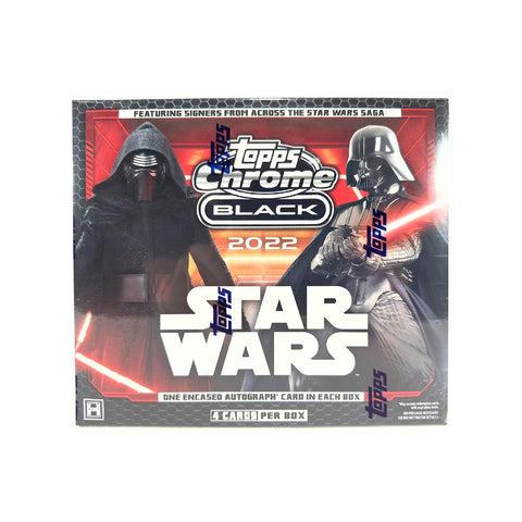 2022 Topps Star Wars Chrome Black Hobby Box