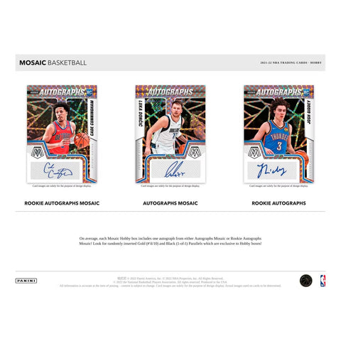 2021/22 Panini Mosaic Basketball Hobby Box