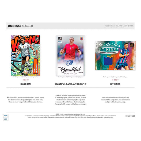 2022/23 Panini Donruss FIFA Soccer Hobby Box