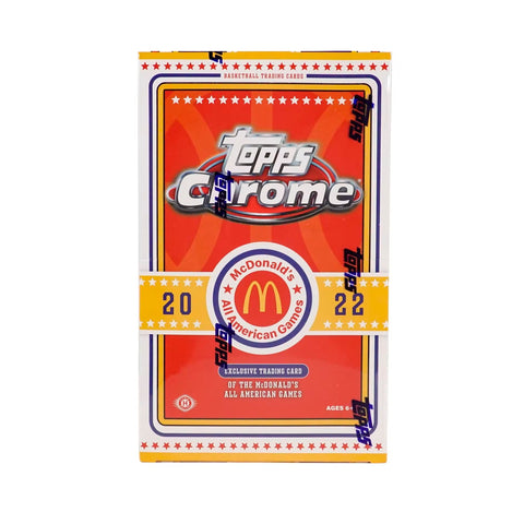 2022 Topps McDonald's All American Chrome Basketball Hobby Box