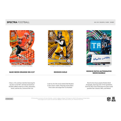 2022 Panini Spectra Football Hobby Box