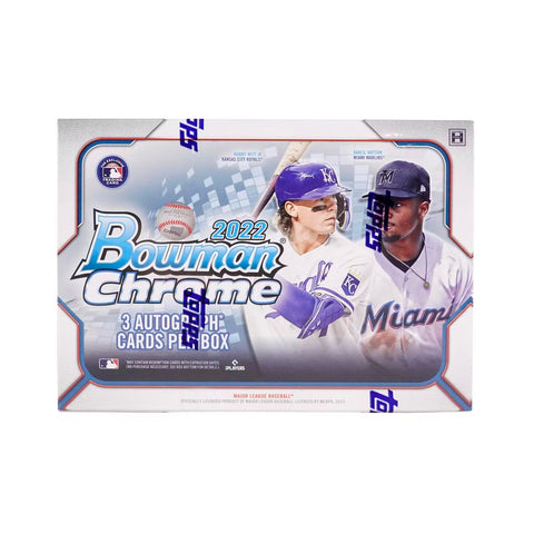 2022 Bowman Chrome Baseball HTA Jumbo Box