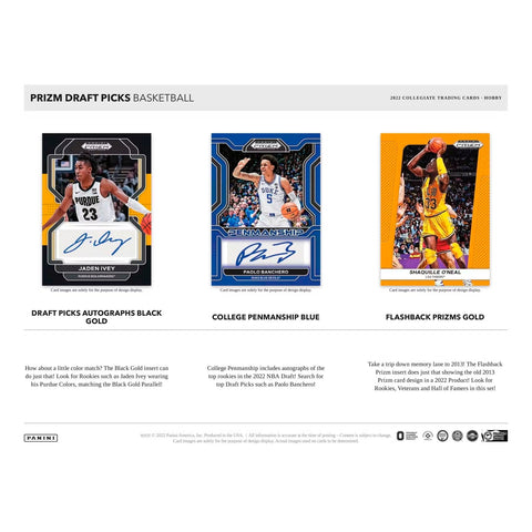 2022/23 Panini Prizm Draft Picks Basketball Hobby Box