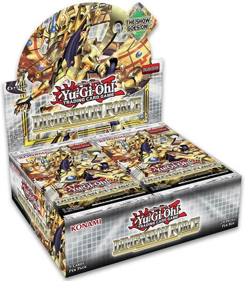 YUGIOH DIMENSION FORCE BOOSTER BOX 1ST EDITION