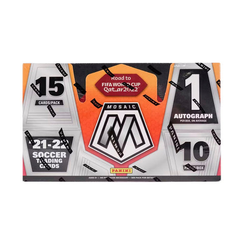 2021/22 Panini Mosaic Road to FIFA World Cup Soccer Hobby Box