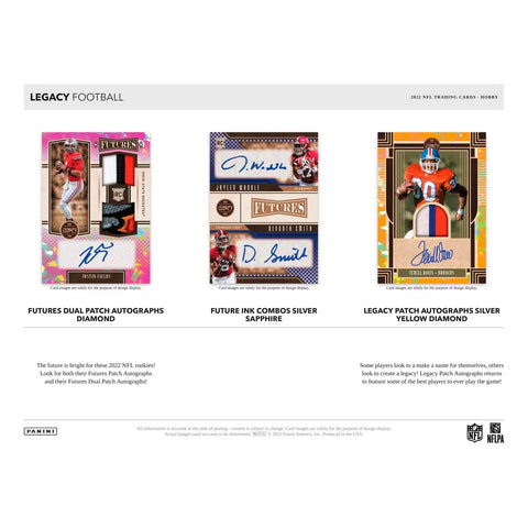 2022 Panini Legacy Football Hobby Box