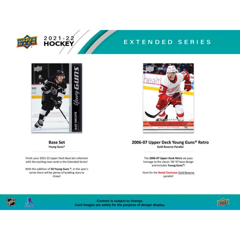 2021/22 Upper Deck Extended Series Hockey Blaster Box