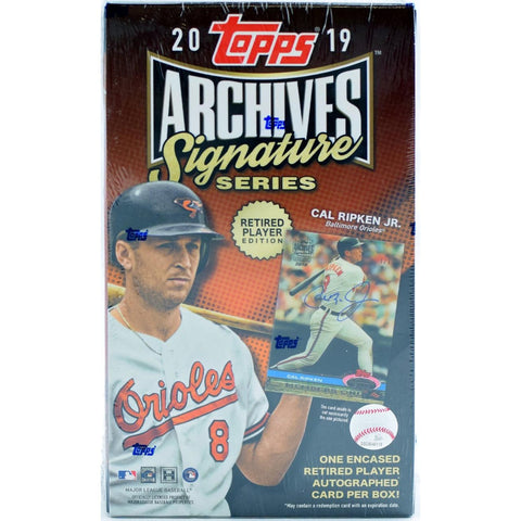 2019 Topps Archives Signature Series Retired Baseball Hobby Box