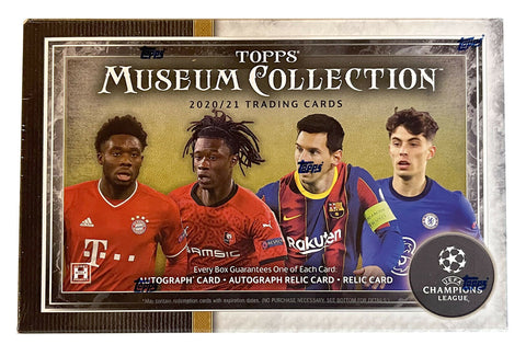 2020/21 Topps UEFA Champions League Museum Collection Soccer Hobby Box