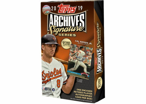 2019 Topps Archives Signature Series Retired Baseball Hobby Box