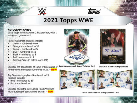 2021 Topps WWE Wrestling Hobby Box