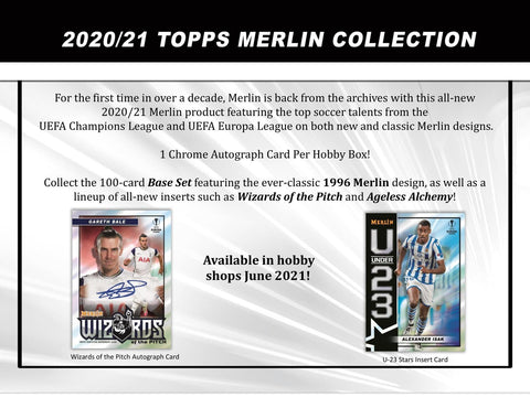2020/21 Topps Merlin Chrome Soccer Hobby Box